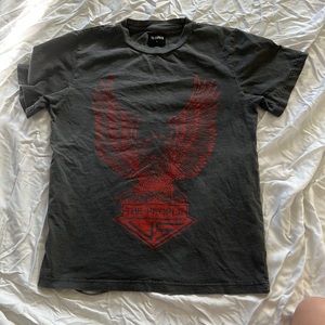 CUTE DISTRESSED FREE PEOPLE TEE
